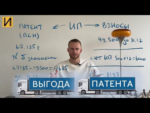 Патент ИП для грузоперевозок 2024 расчеты патентной системы в перевозках