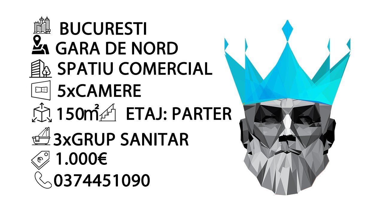 Spatiu Comercial | Gara De Nord | 150 Mp | Zona Intens Circulata