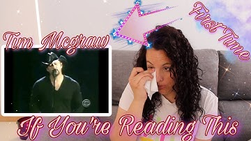 First Time REACTING to Tim Mcgraw | If You