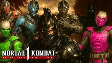 OS NINJAS VIRARAM CYBORGUES no Mortal Kombat 1! 😱🔥(Noob, Smoke, Sub-Zero, Ermac e mais!)
