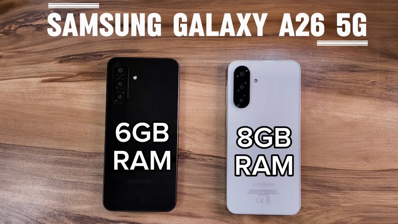 Samsung Galaxy A26 5G / 6GB vs 8GB RAM