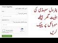 Petrol Subsidy Eligibility Check Online | CNIC Se Ghar Bethe Mobile Par Check Karein 2026