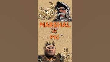 Pig vs Marshal | Stronghold Crusader: DE #strongholdcrusader #fireflystudios #gameplay #rts