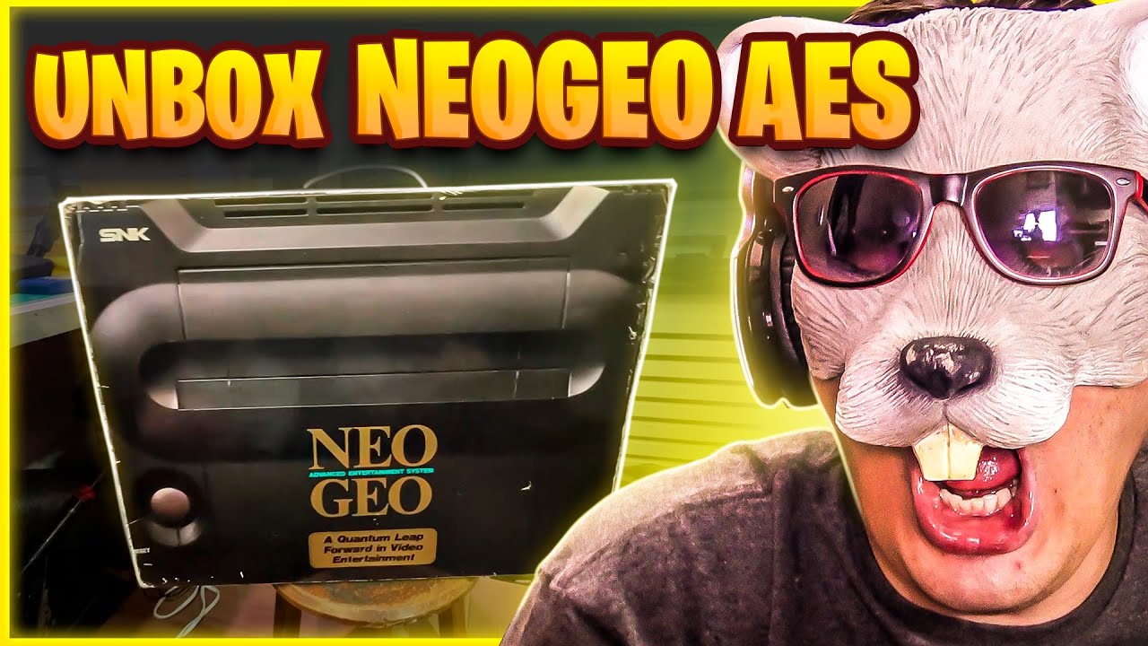 MEU SONHO DE INFÂNCIA! UNBOX E TESTE DO NEO GEO AES!