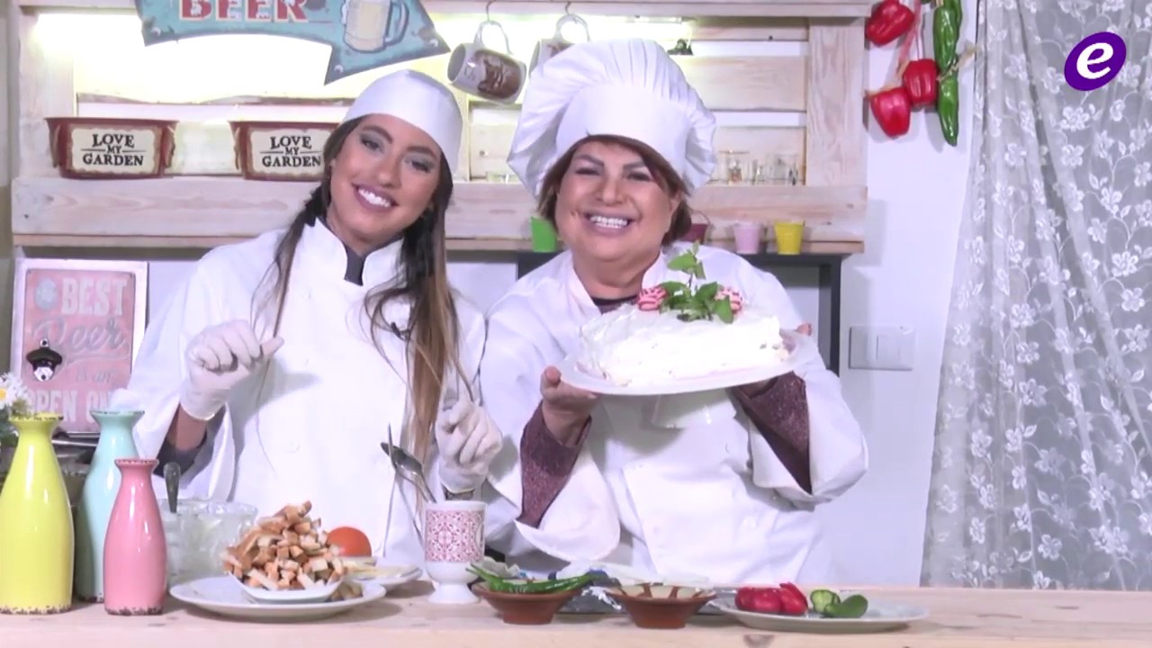 خاص بالفيديو- أرزة وبنتا تقدمان طبق Mamy Yammi