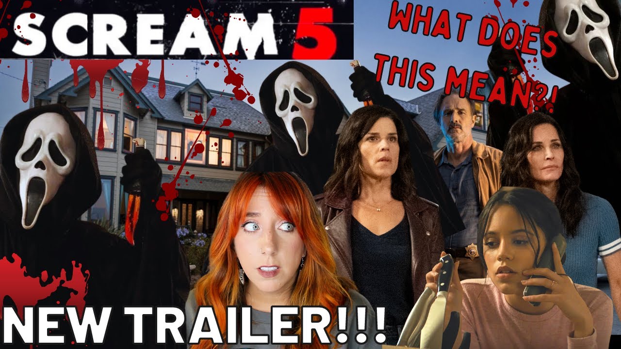 SCREAM (2022) OFFICIAL TRAILER , NEW SCREAM 5 REACTION | HALLOWEEN HAPPY