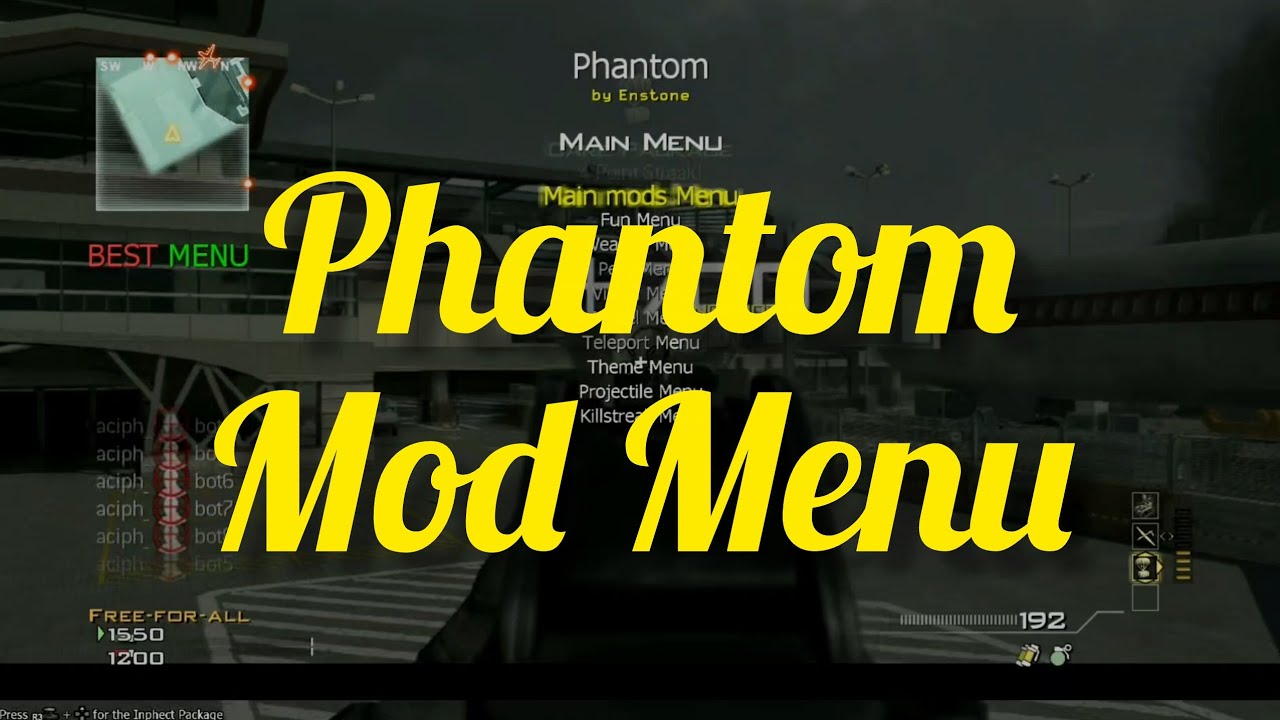 MW3 | 1.24 | Phantom | Multiplayer | RTM Mod Menu | (PS3) [Paid] - YouTube