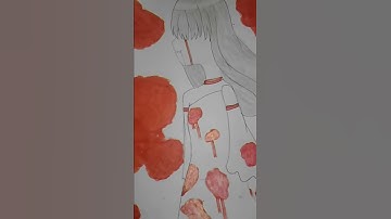 Bức tranh mình vừa mới vẽ ( hơi rùng rợn )