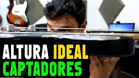 Como ajustar os captadores de um contrabaixo?