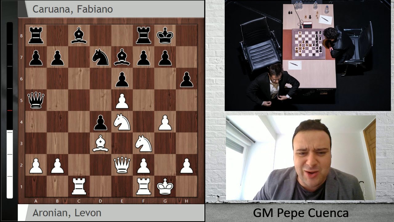 Levon Aronian vs Fabiano Caruana, Candidatos Berlín, Rd.7