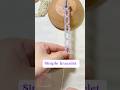 Simple crystal bracelet #jewelrymaking #elegantjewelry #diyjewelry #beadedjewelry #shortsvideo #diy