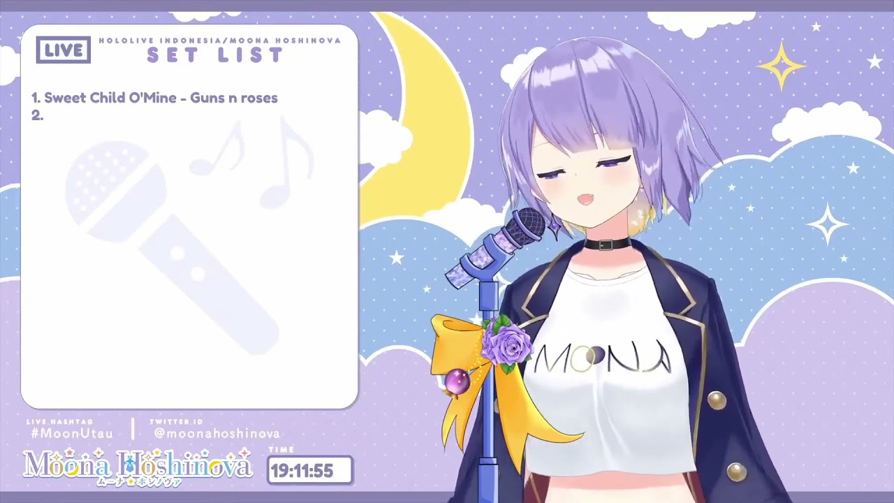 Sweet Child O'Mine - Gun n roses / Moona Karaoke Duet / [Moona Hoshinova | HoloID]