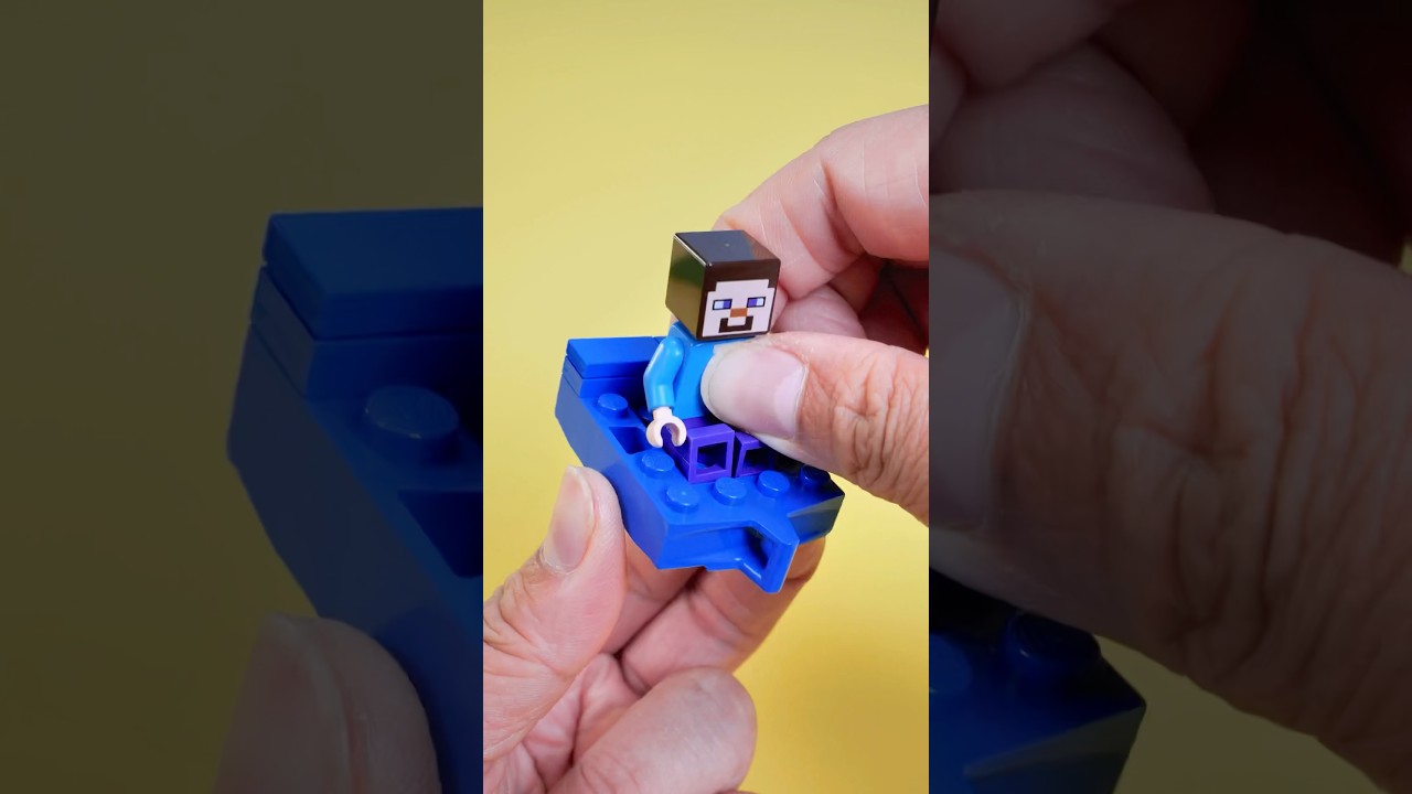 Building a LEGO roller coaster for Steve! 