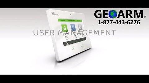 Qolsys IQ Panel: DIY How to Add/Delete User Profiles