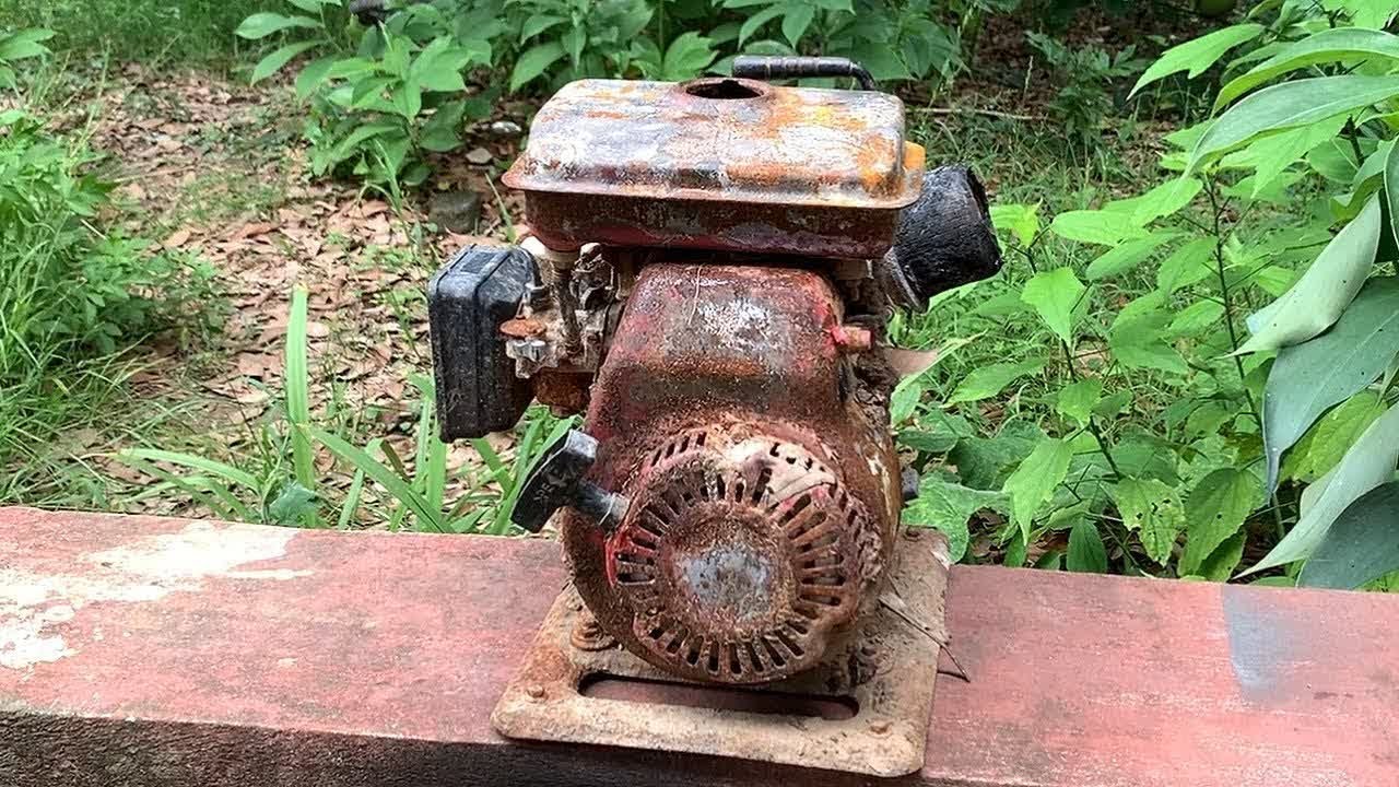Restoration Old Rusty 1 5 Inch 4 stroke Gasoline Engine Water Pump // Restore old Water Pump Tool