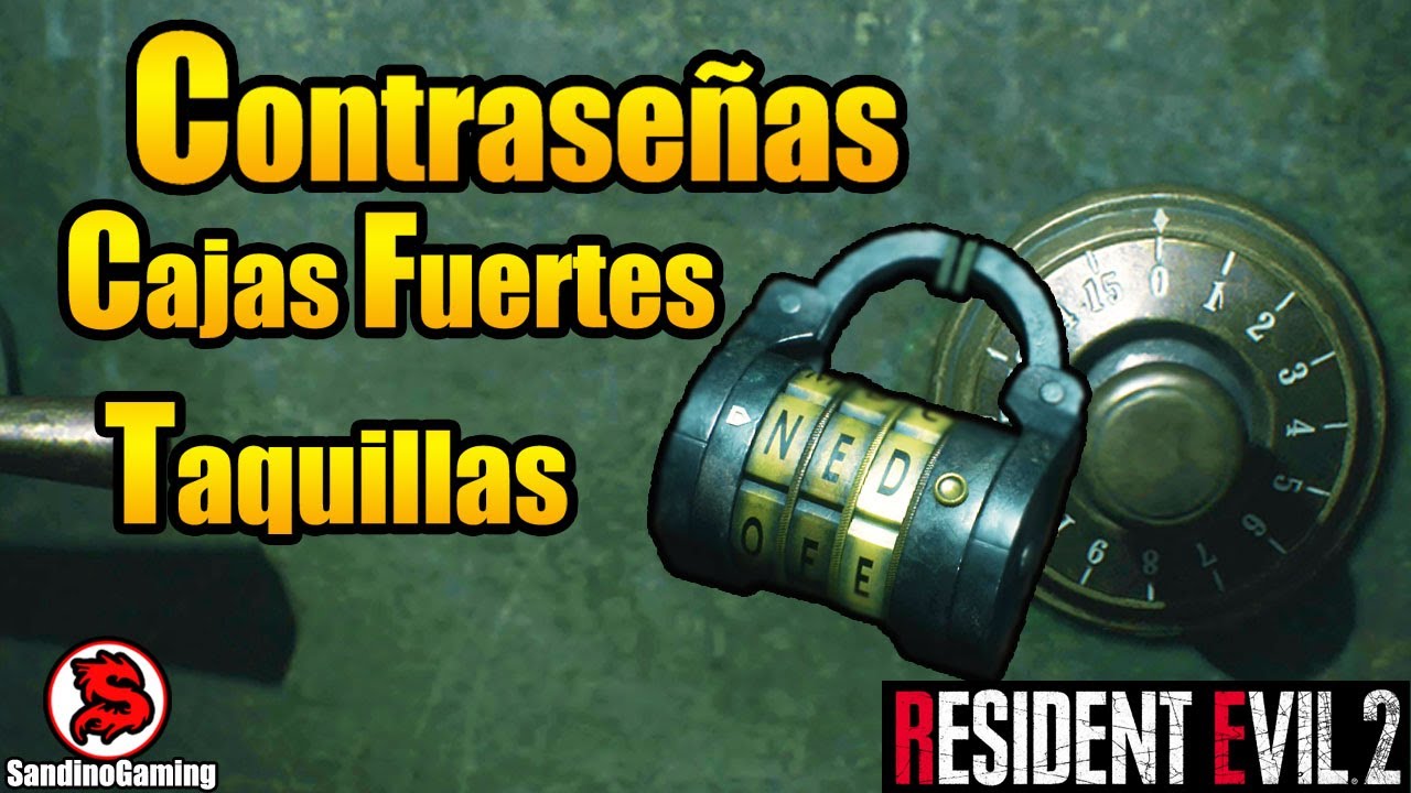 Candado de la taquilla de las duchas – combinación - Resident Evil