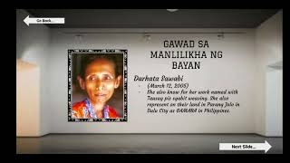 Virtual Museum using Google Slide | Group 04: Cloth weaving BSIT 01 RMMC