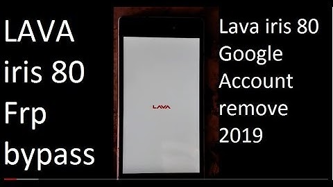 Lava Iris 80 FRP/ Google Account Bypass without pc-2019