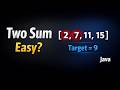 Two Sum Explained Clearly in Java | Step-by-Step for Beginners