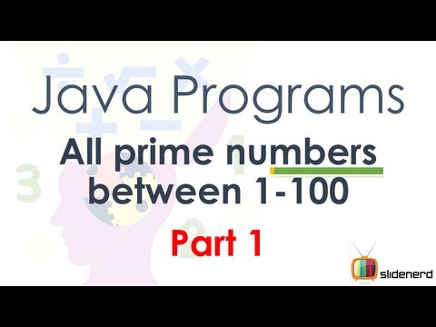 39 Java Program Prime Numbers Part 1 |