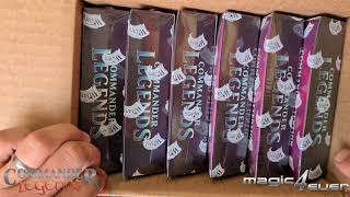 統率者レジェンズ』コレクターブースター6BOX開封動画の内容