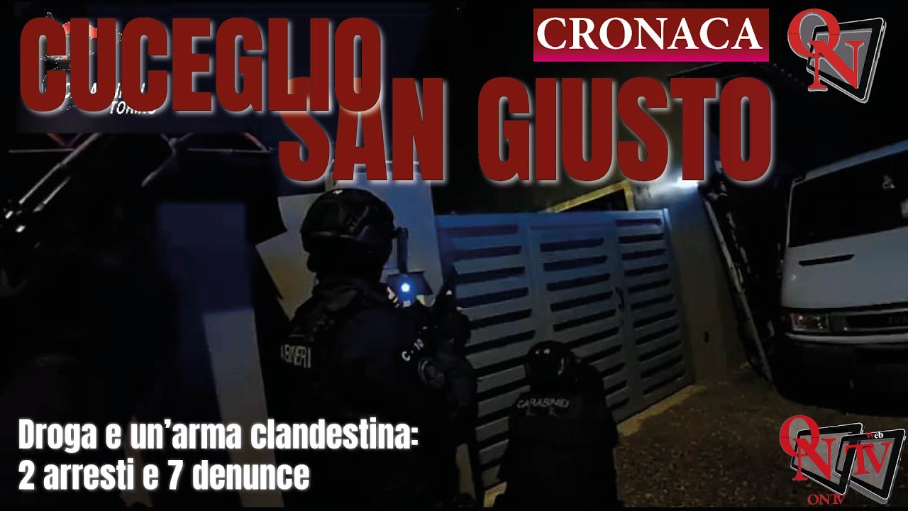 CUCEGLIO / SAN GIUSTO CANAVESE – Droga e un'arma clandestina: 2 arresti e 7 denunce