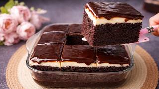 The moistest and easiest chocolate cake you've ever seen! Incredibly tempting and delicious!