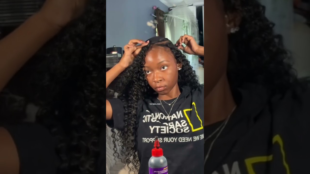 Quick weave track! How we used to EAT the invisible part down🧐😲
