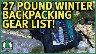 winter backpacking essentials