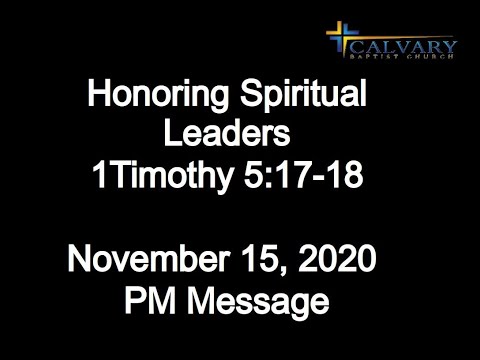 Honoring Spiritual Leaders