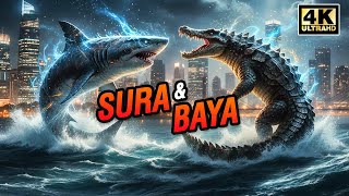 Mengapa Lambang Surabaya Adalah Ikan Hiu dan Buaya? | Legenda Sura dan Baya