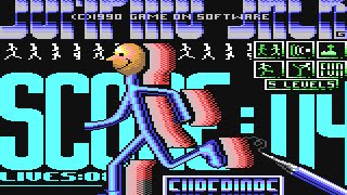 Jumping Jack Review for the Commodore 64 by John Gage