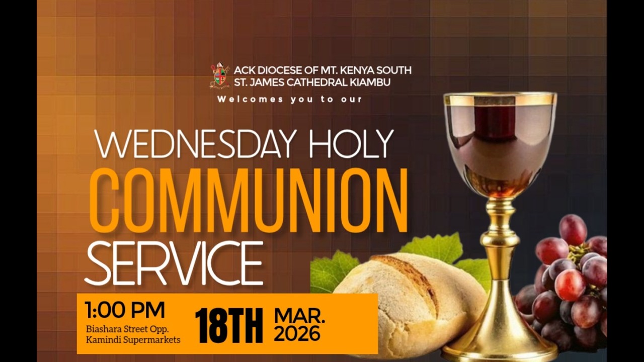 WEDNESDAY LUNCH-HOUR HOLY COMMUNION SERVICE - YouTube