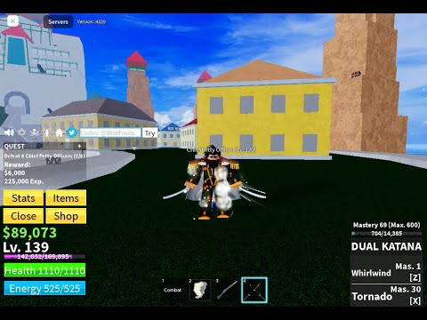 Showing what Sabi does and what Trevor does in Blox fruit - YouTube