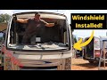 REBUILDING 2015 THOR VEGAS RV WINDSHIELD INSTALLATION