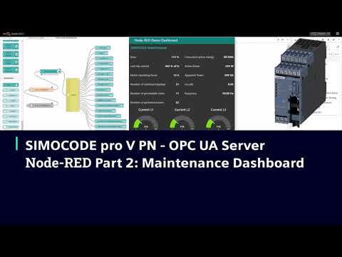 SIMOCODE pro V PN - Node-RED Part 2: Maintenance Dashboard