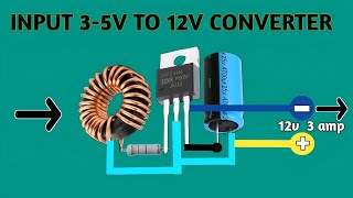 How to make 5v to 12v converter | step up circuit