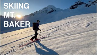 Skiing Mt. Baker, Coleman Deming Glaciers