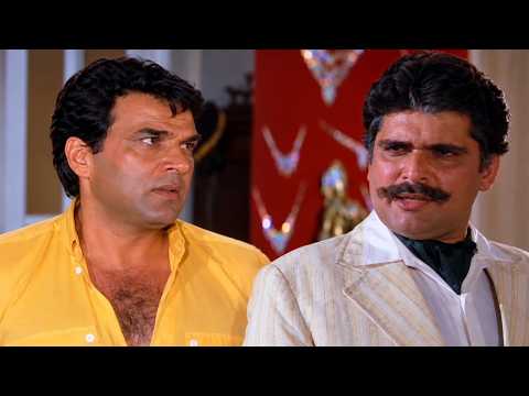तुमने अपनी मौत को दावत दी हैं इंस्पेक्टर ! - जबरदस्त सीन - Dharmendra, Raza Murad - Main Balwaan