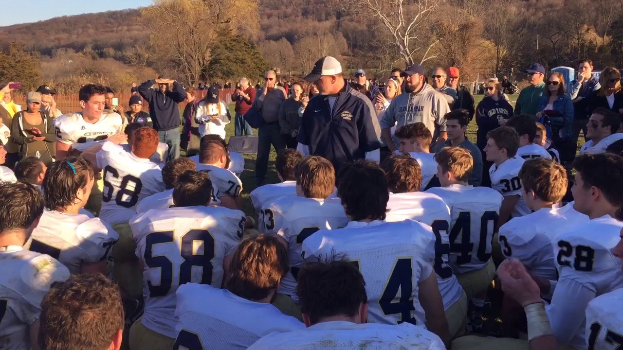 Old Tappan coach fires up team after upset win over Sparta