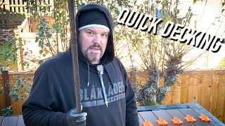 Build Update: Laying The Big Deck || Dr Decks