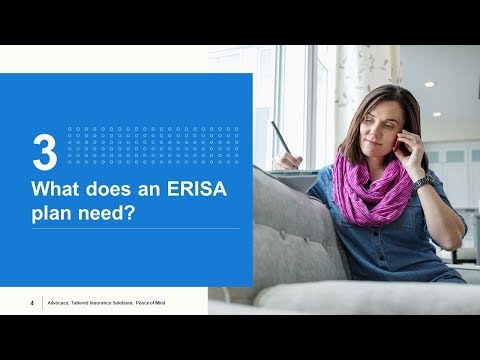 ERISA 101 Training Series: What does an ERISA plan need?