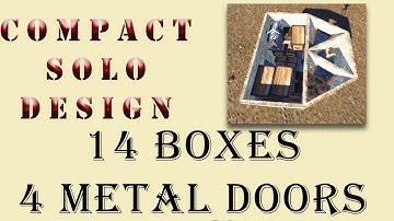 Cheap Base Design for Solo Players Rust I Strong Starter Base I Building 3