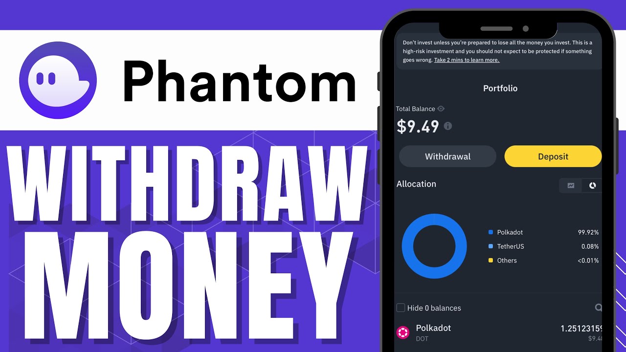 HOW TO WITHDRAW MONEY FROM PHANTOM WALLET STEP BY STEP GUIDE 2025 - YouTube