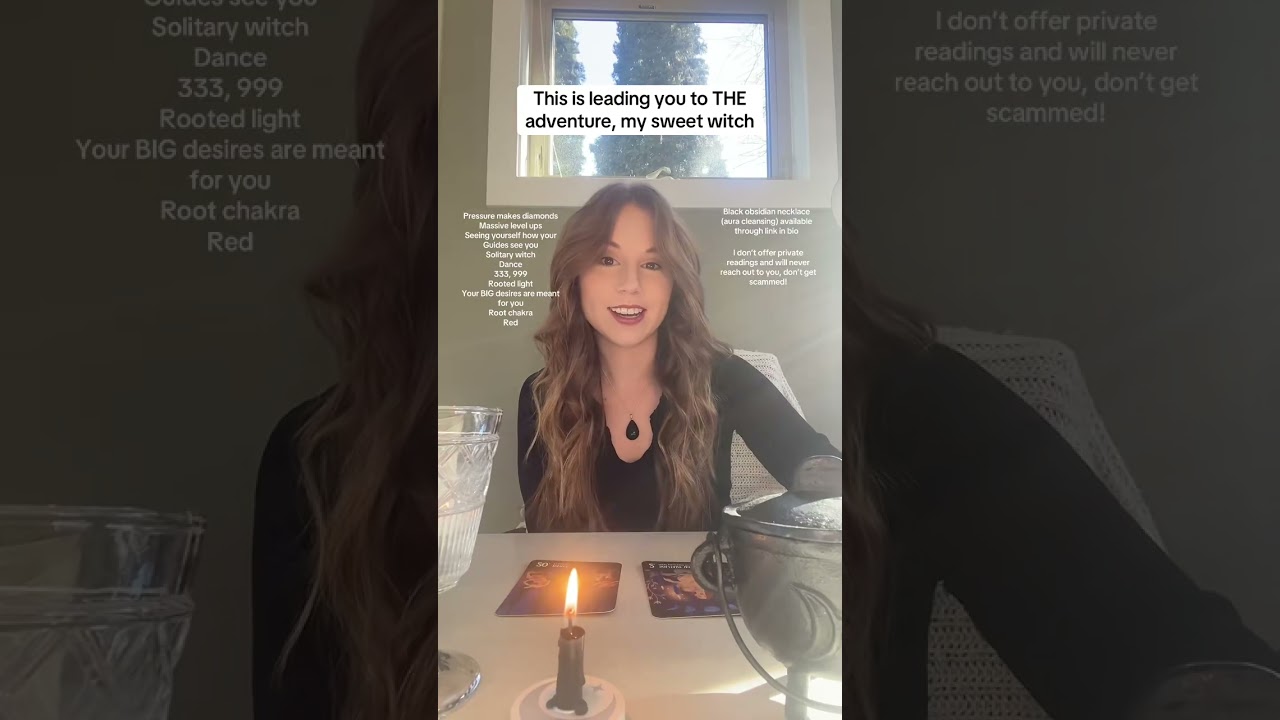 This is leading you to the adventure, my sweet witch - Katie in Mercury