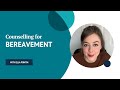 Bereavement | How can counselling help?