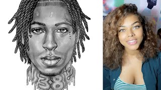 How to Draw YoungBoy in 1 minute!