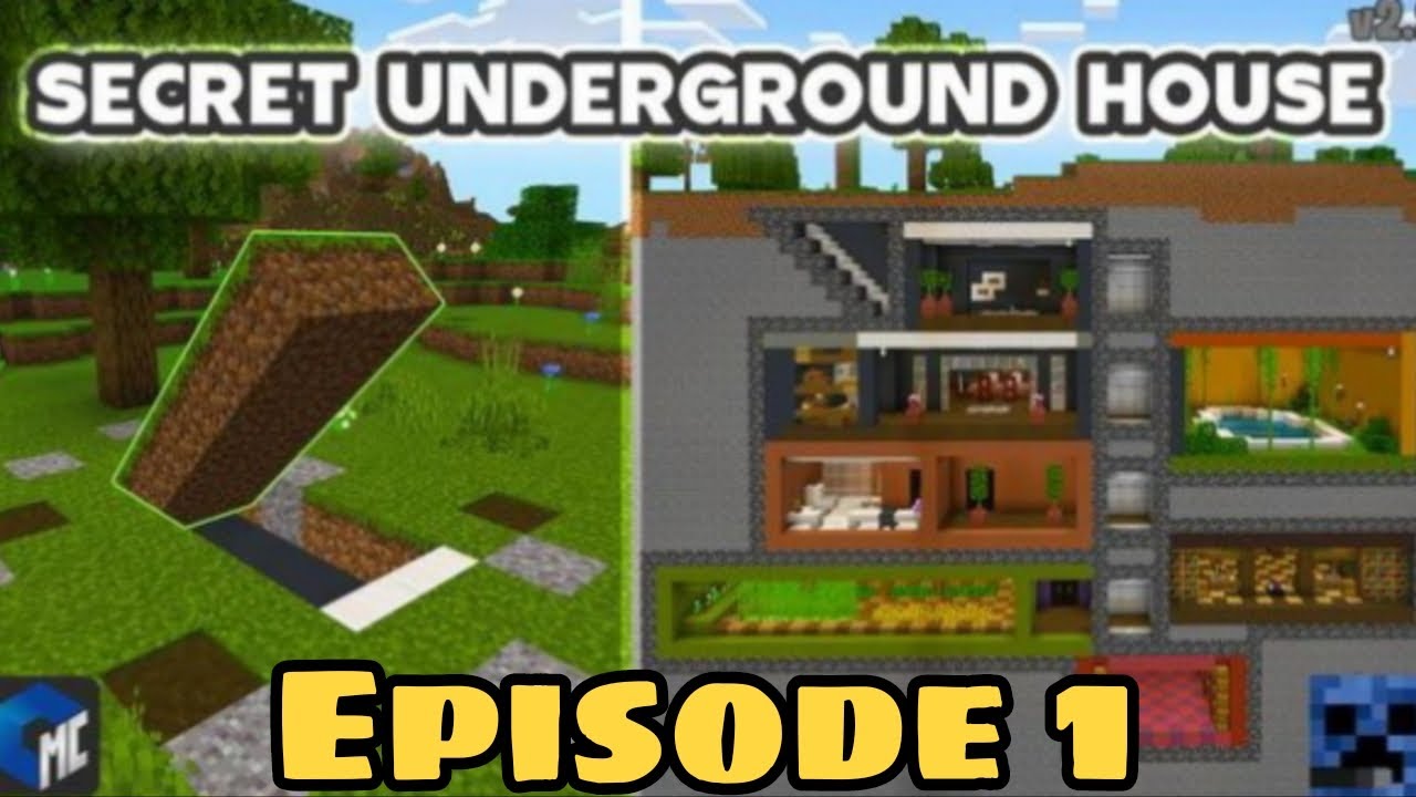 How to make Minecraft build underground base In SMP #minecraft - YouTube