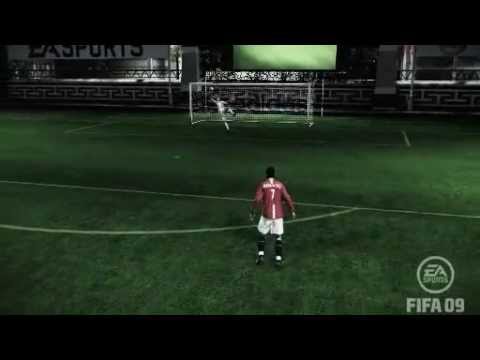 FIFA09 - RONALDO TRICK SHOT GOAL