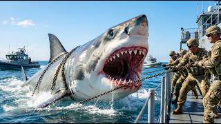 Giant Megalodon Attacks Nuclear Aircraft Carrier